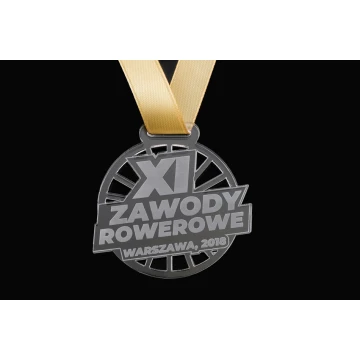 Medal akrylowy grawerowany laserem - średnica: 50mm - gr. 3mm - MGR047