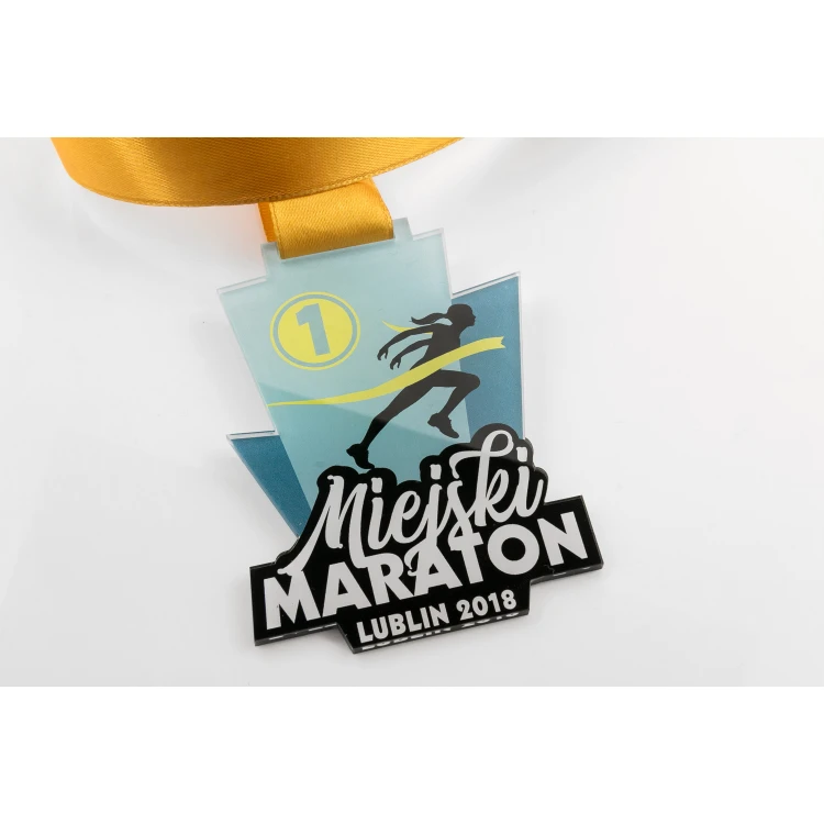 Medal akrylowy - Maraton - wymiary: 70x93mm - druk UV - MGR066