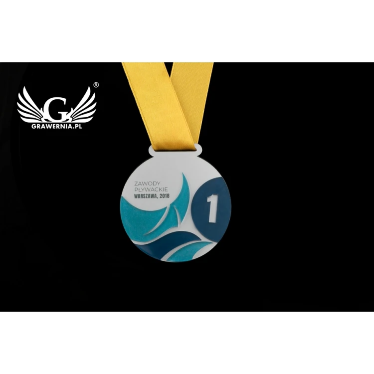 Medal Premium - Pływactwo - średnica: 70mm - MGR069