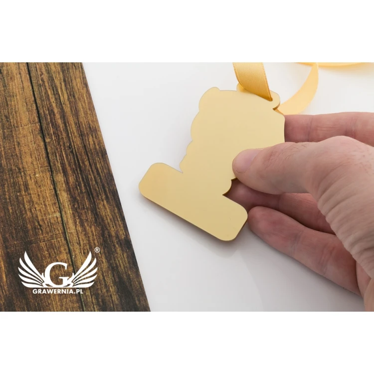 Medal Premium - Sowa - wymiary: 65x50mm - druk UV - MGR067