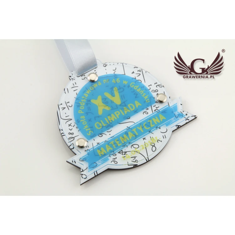 Medal drewniany Prymus - średnica 97mm - druk UV - MGR005