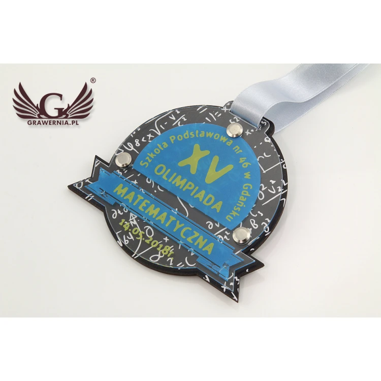 Medal drewniany Prymus - średnica 97mm - druk UV - MGR005