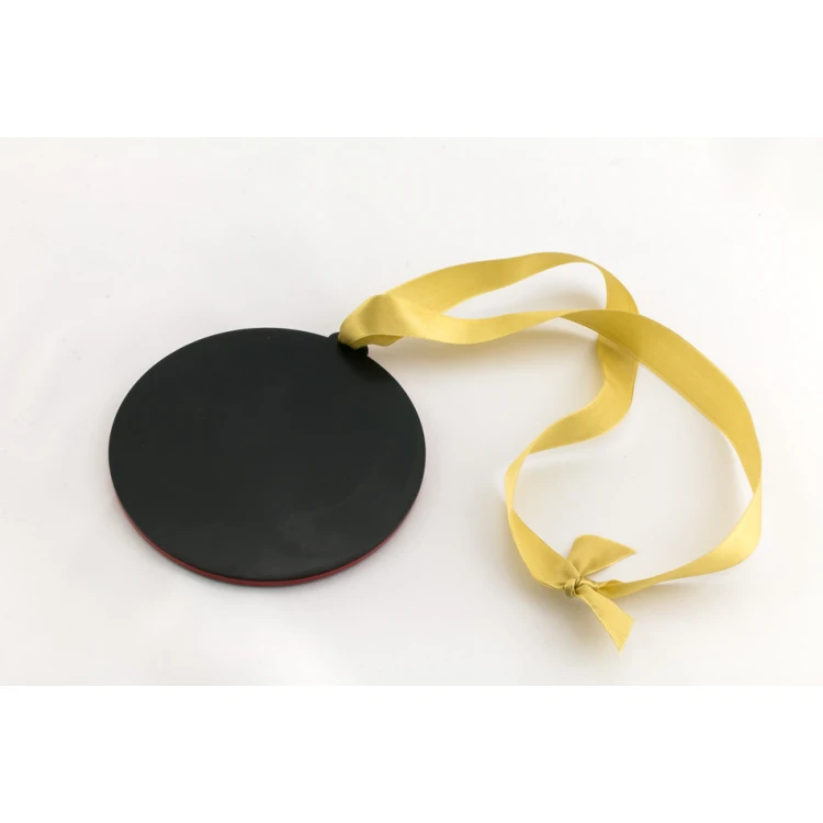 Medal Jubileuszowy na 80-te urodziny - średnica 12 cm - czerwony akryl