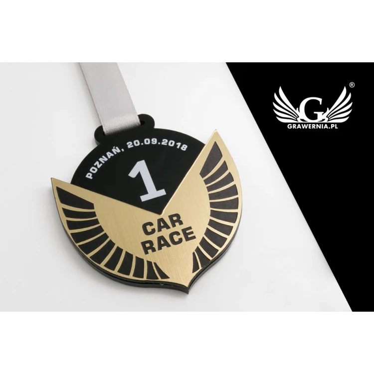 Medal Premium - Car Race - wymiary: 58x62mm - MGR070