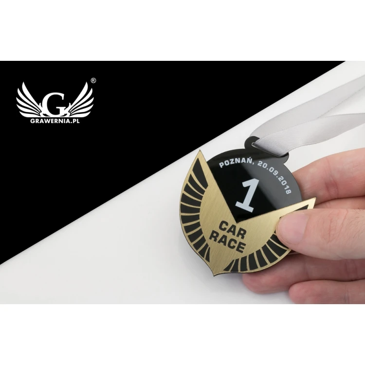 Medal Premium - Car Race - wymiary: 58x62mm - MGR070