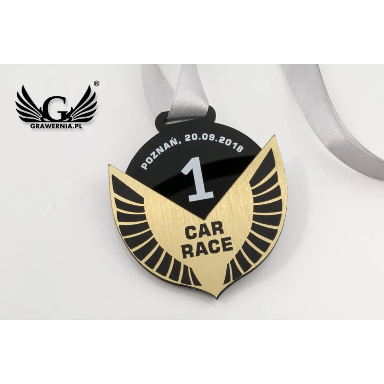 Medal Premium - Car Race - wymiary: 58x62mm - MGR070