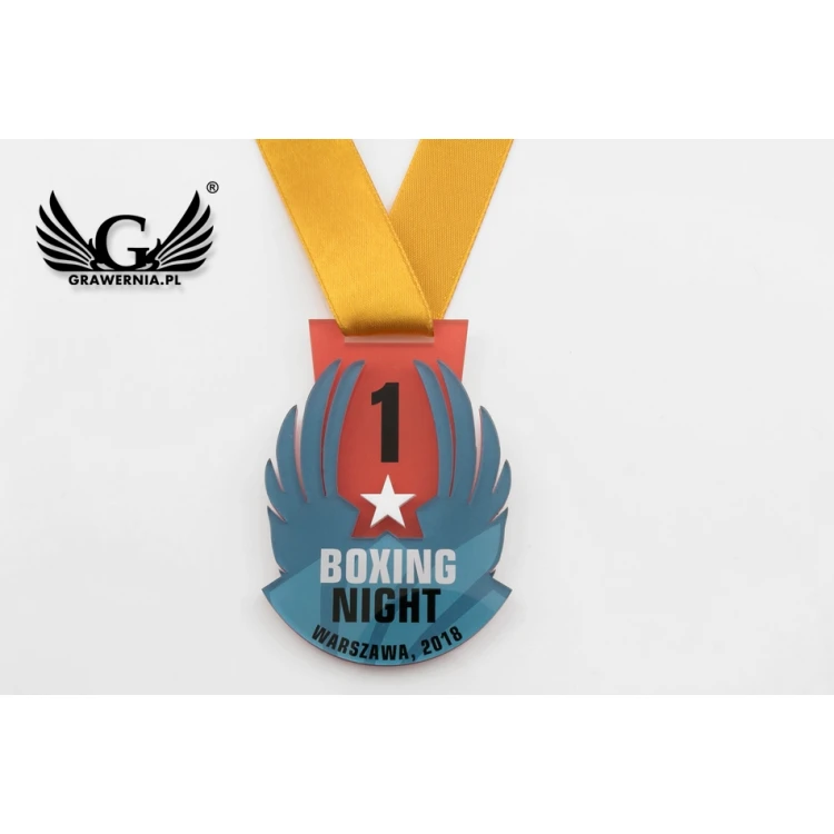 Medal Premium - Boxing - wymiary: 67x96mm  - MGR072