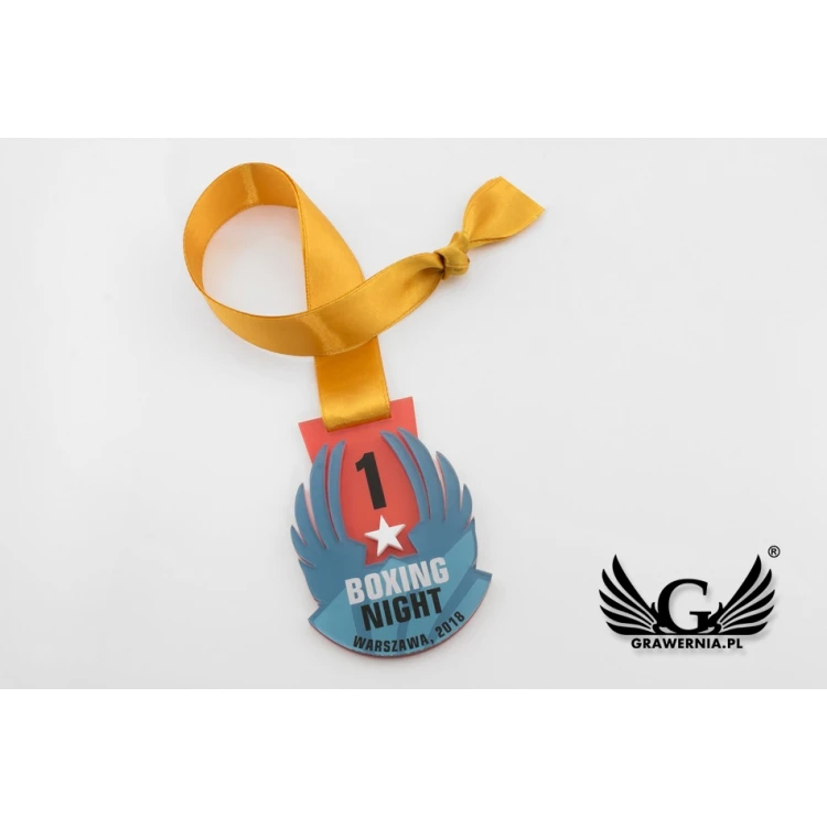 Medal Premium - Boxing - wymiary: 67x96mm  - MGR072