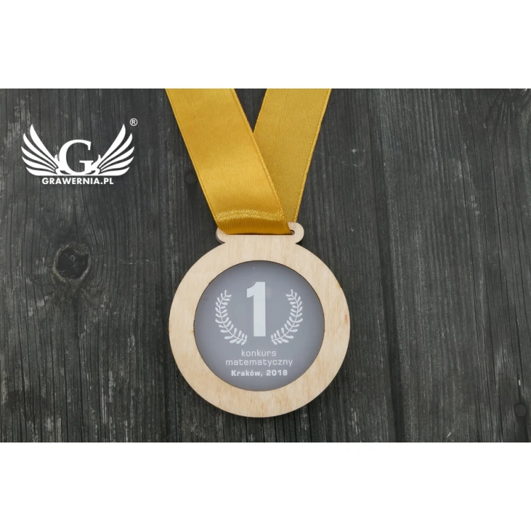 Medal Premium - Pitagoras - średnica: 70mm - druk UV - MGR063