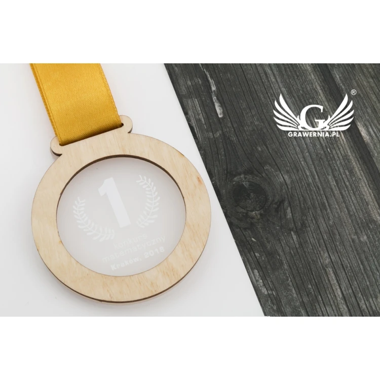 Medal Premium - Pitagoras - średnica: 70mm - druk UV - MGR063
