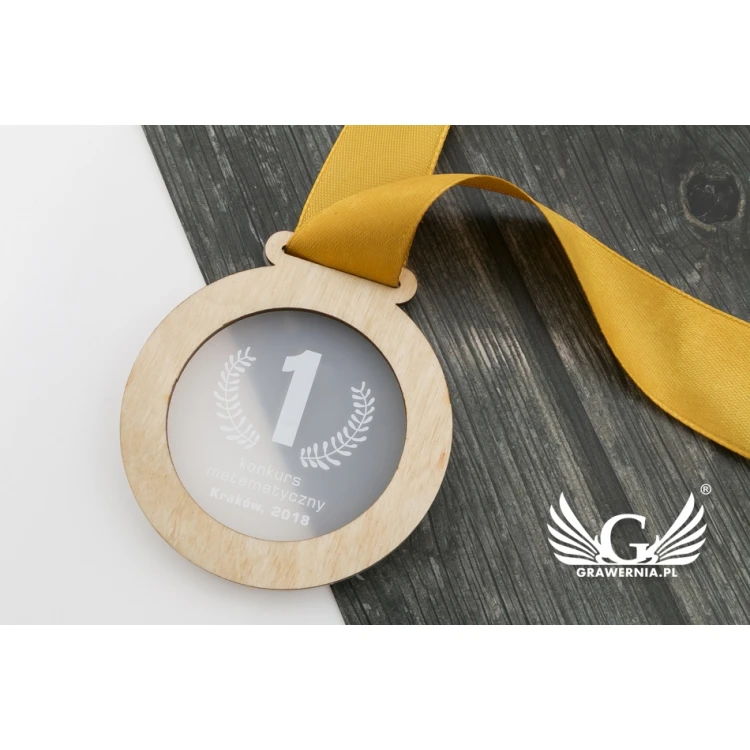 Medal Premium - Pitagoras - średnica: 70mm - druk UV - MGR063