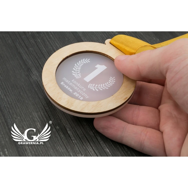Medal Premium - Pitagoras - średnica: 70mm - druk UV - MGR063