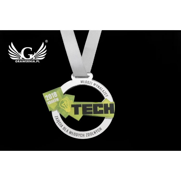 Medal Premium - Geniusz - wymiary: 68x65mm - MGR077