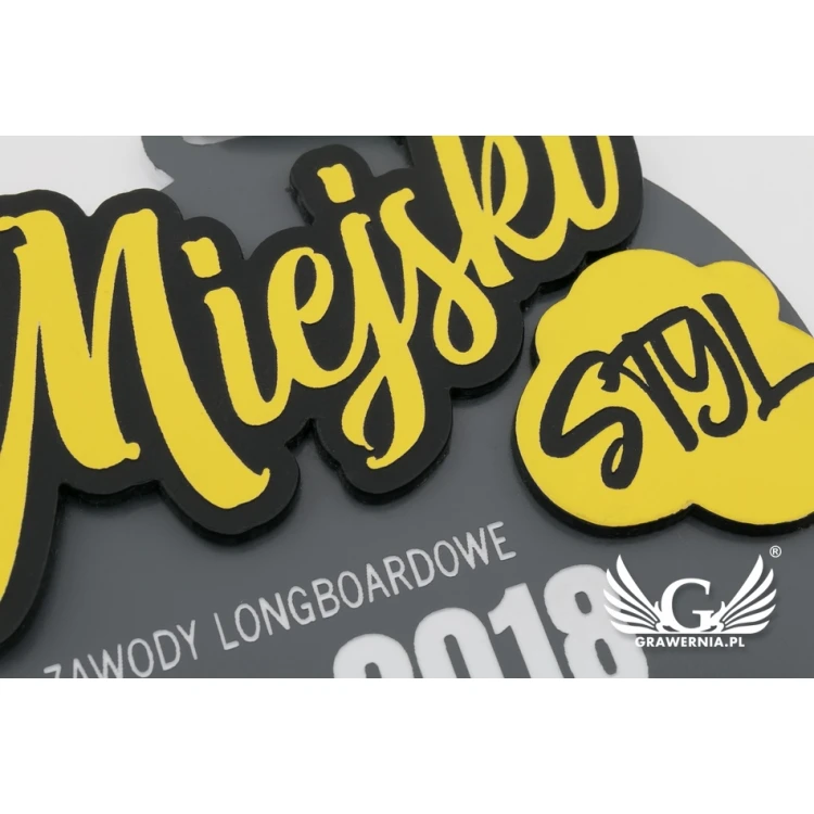 Medal Premium - Punk - wymiary: 65x65mm - MGR074
