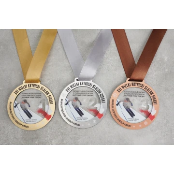 Medal Premium - Ski 1 - wymiary: 90x90mm - MGR103