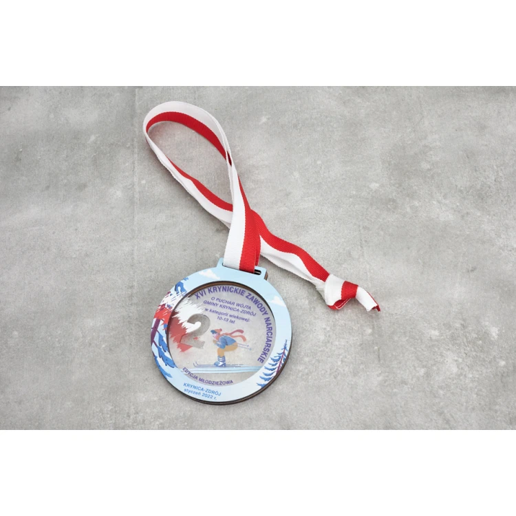 Medal Premium - Ski 3 - wymiary: 90x90mm - MGR088