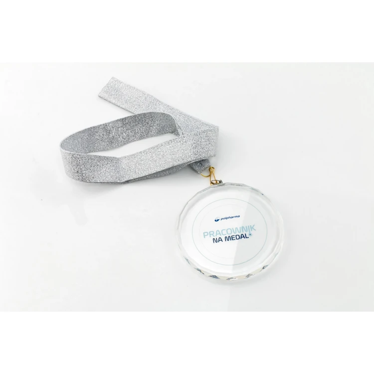Medal szklany Elite z kolorowym drukiem UV z etui - MGR024
