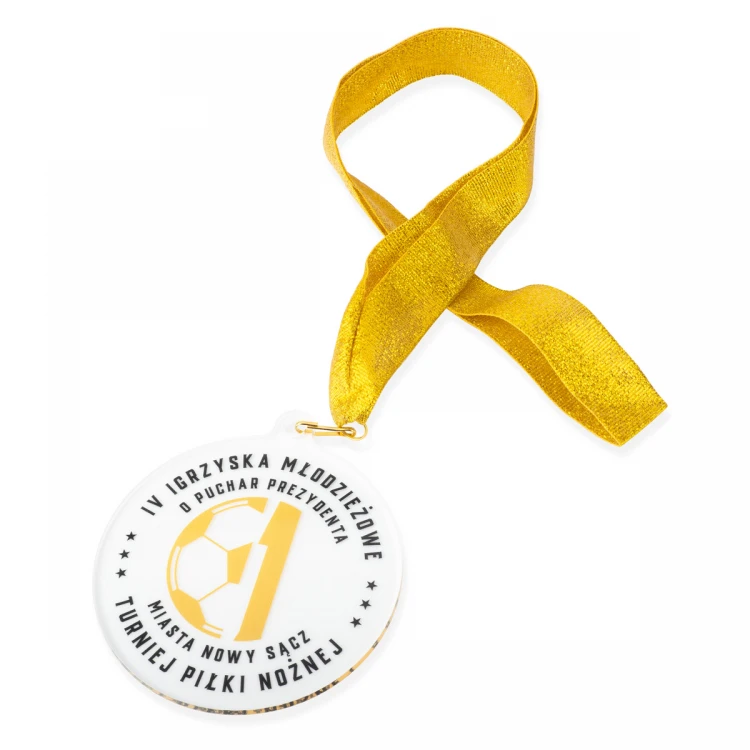 Medal z plexi z nadrukiem UV - wymiary: 90x100mm - MGR102