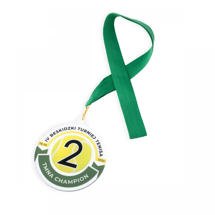 Medal z plexi z nadrukiem UV - wymiary: 90x100mm - MGR104