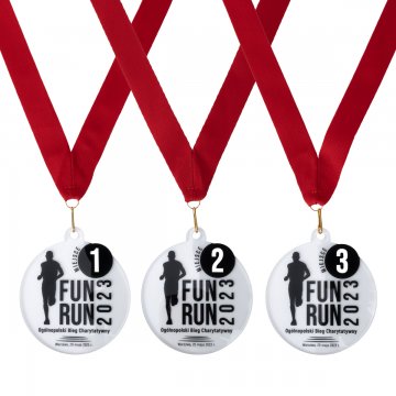 Medal z plexi z nadrukiem UV - wymiary: 80x90mm - MGR100