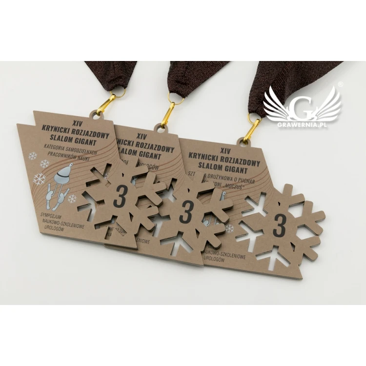 Medale metalowe z dowolną grafiką - cyfrowy druk UV -  wym:100x44mm - MGR073 