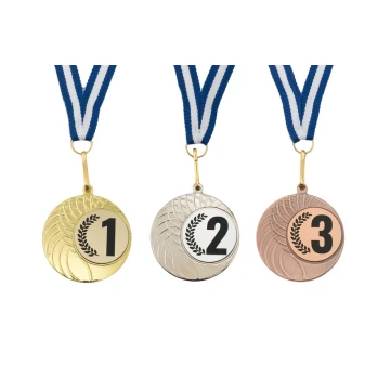 Medale metalowe z grawerowanym emblematem - średnica 40mm - MMC1040
