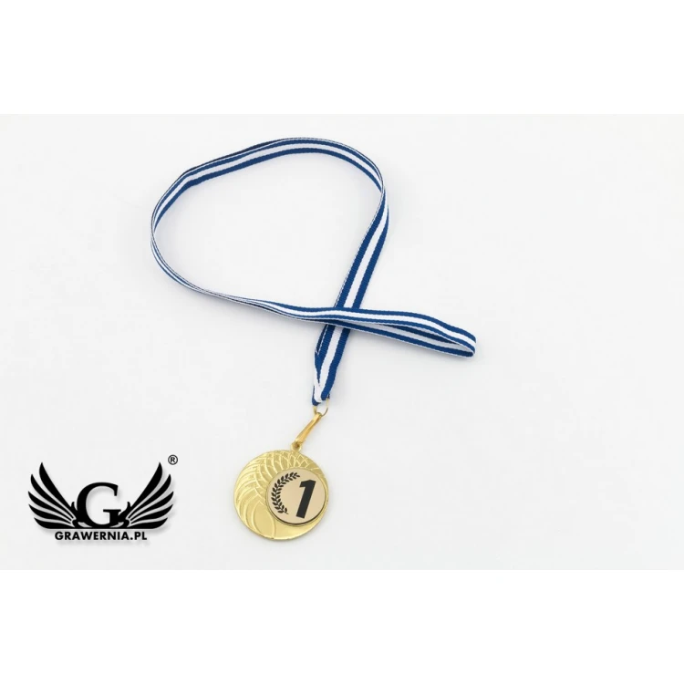 Medale metalowe z grawerowanym emblematem - średnica 40mm - MMC1040
