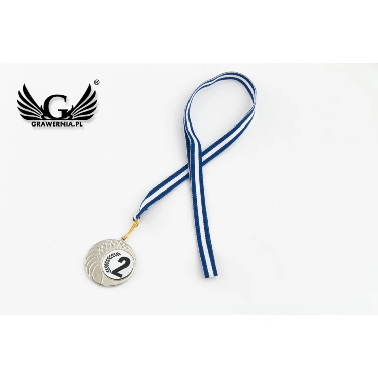 Medale metalowe z grawerowanym emblematem - średnica 40mm - MMC1040