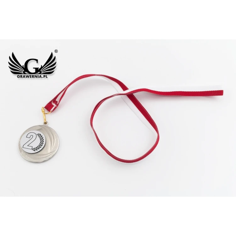 Medale metalowe z grawerowanym emblematem - średnica 40mm - MMC9040