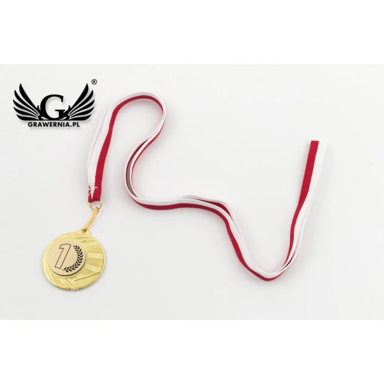 Medale metalowe z grawerowanym emblematem - średnica 40mm - ME0040