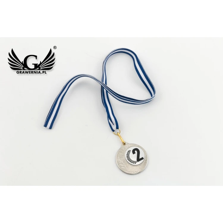 Medale metalowe z grawerowanym emblematem - średnica 40mm - ME0240