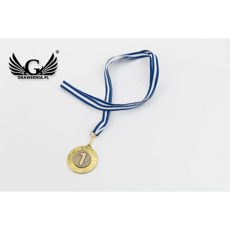 Medale metalowe z grawerowanym emblematem - średnica 40mm - ME0140