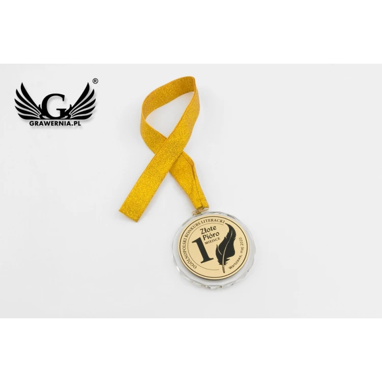 Medale szklane Elite - złoty, srebrny, brązowy + etui 