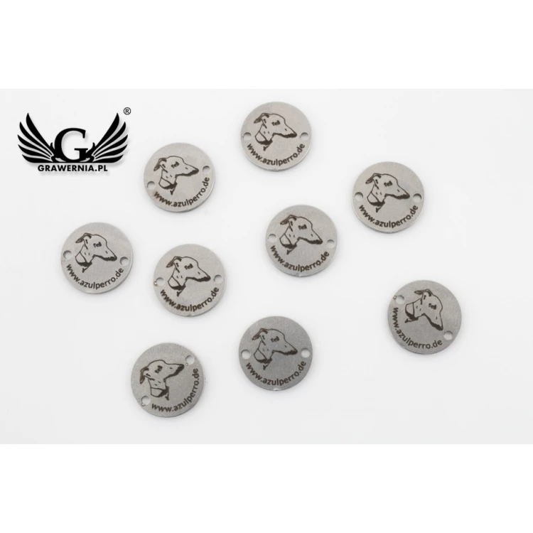 Metki stalowe na odzież - wymiary: 13x13mm - ME14