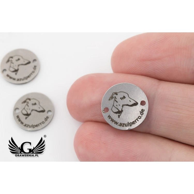 Metki stalowe na odzież - wymiary: 13x13mm - ME14