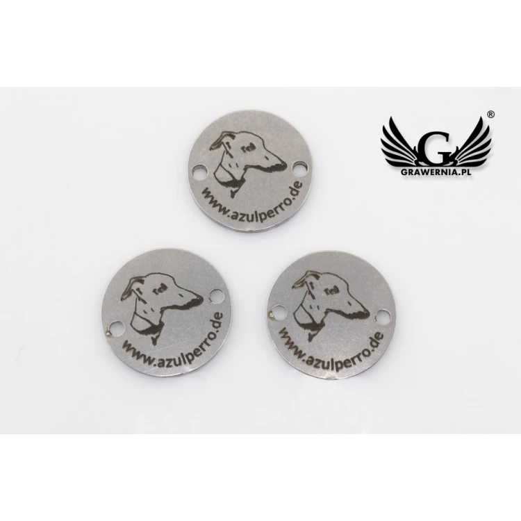Metki stalowe na odzież - wymiary: 13x13mm - ME14