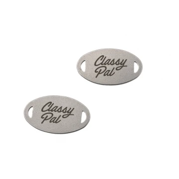 Metki stalowe na odzież - wymiary: 20x11mm - ME19