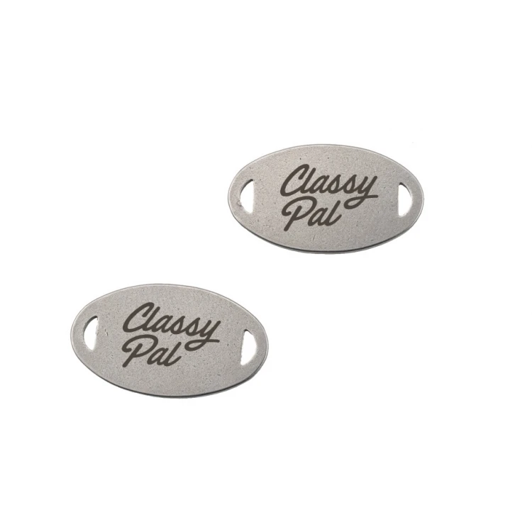 Metki stalowe na odzież - wymiary: 20x11mm - ME19