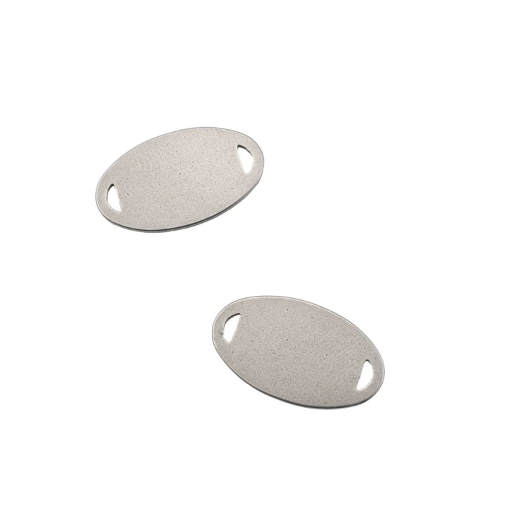 Metki stalowe na odzież - wymiary: 20x11mm - ME19