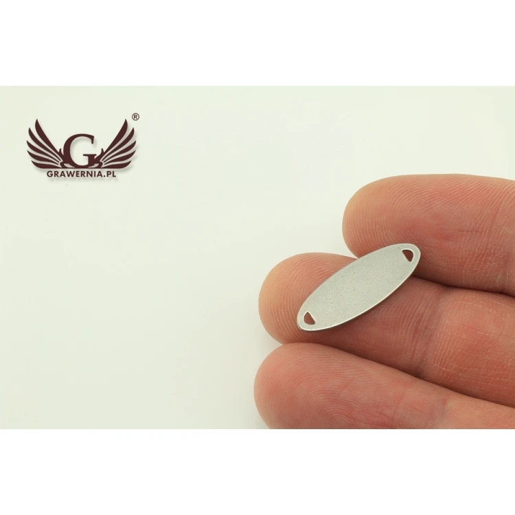 Metki stalowe na odzież - wymiary: 23x8mm - ME6