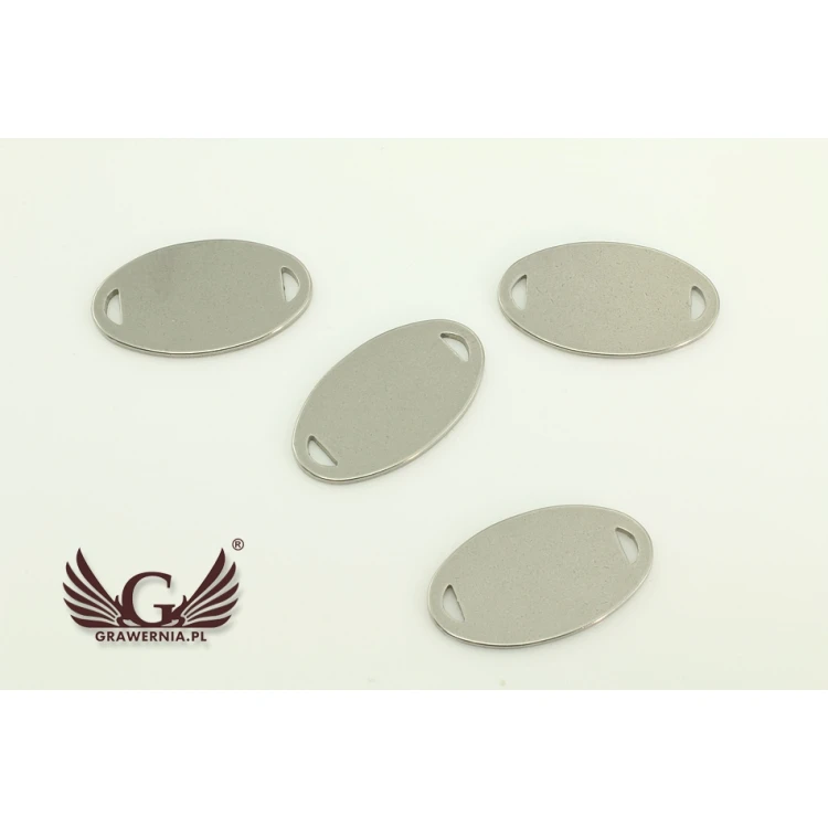 Metki stalowe na odzież - wymiary: 20x11mm - ME7