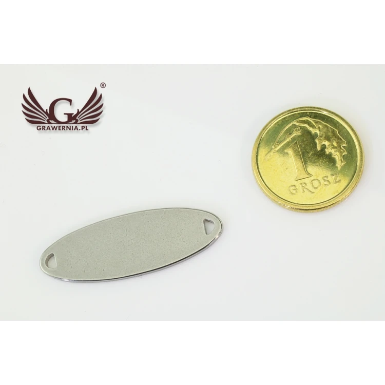 Metki stalowe na odzież - wymiary: 26x9mm - ME8