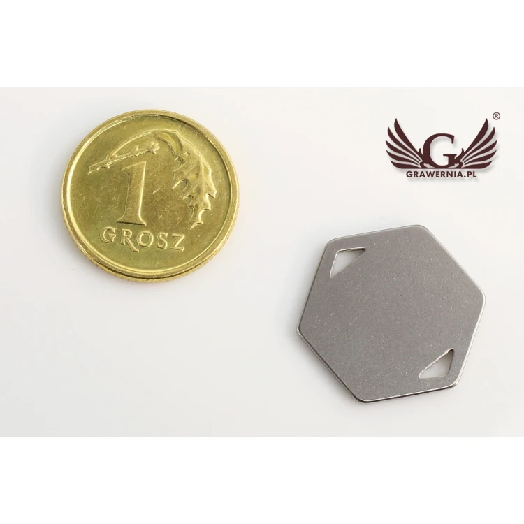Metki stalowe na odzież - wymiary: 16,5x15mm - ME11