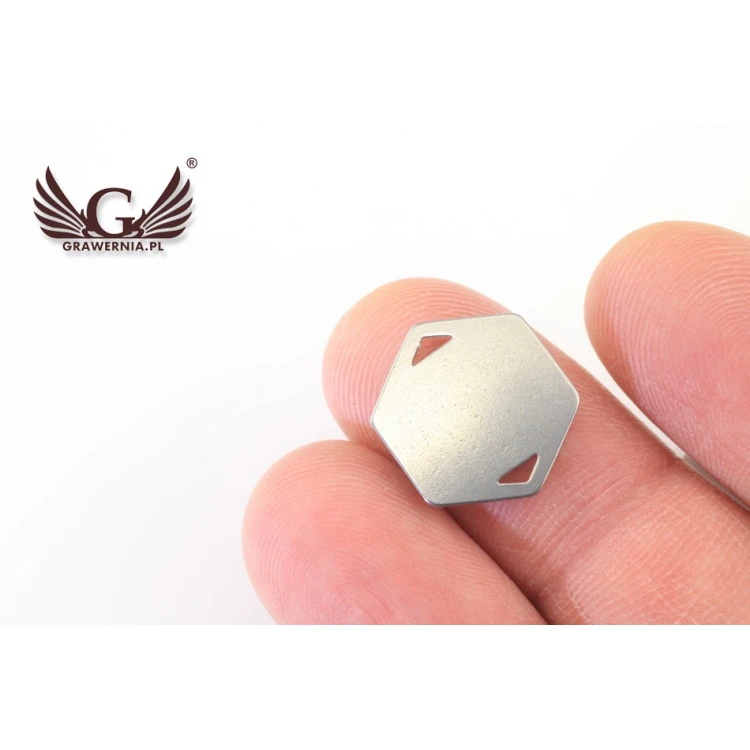 Metki stalowe na odzież - wymiary: 16,5x15mm - ME11