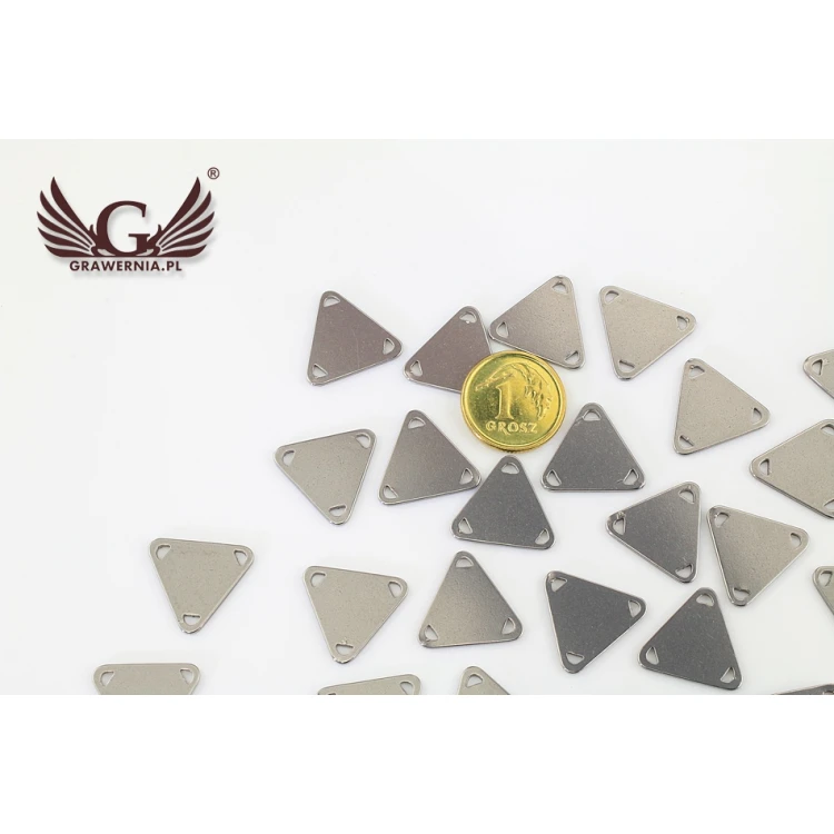 Metki stalowe na odzież - wymiary: 13,5x13,5mm - ME12