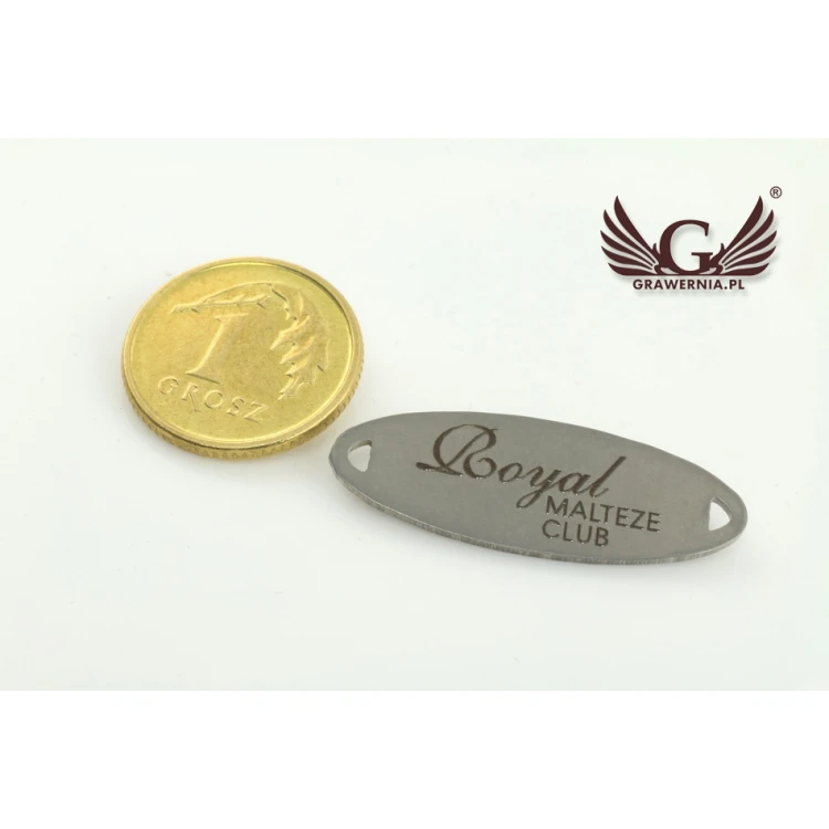 Metki stalowe na odzież - wymiary: 26x9mm - ME8