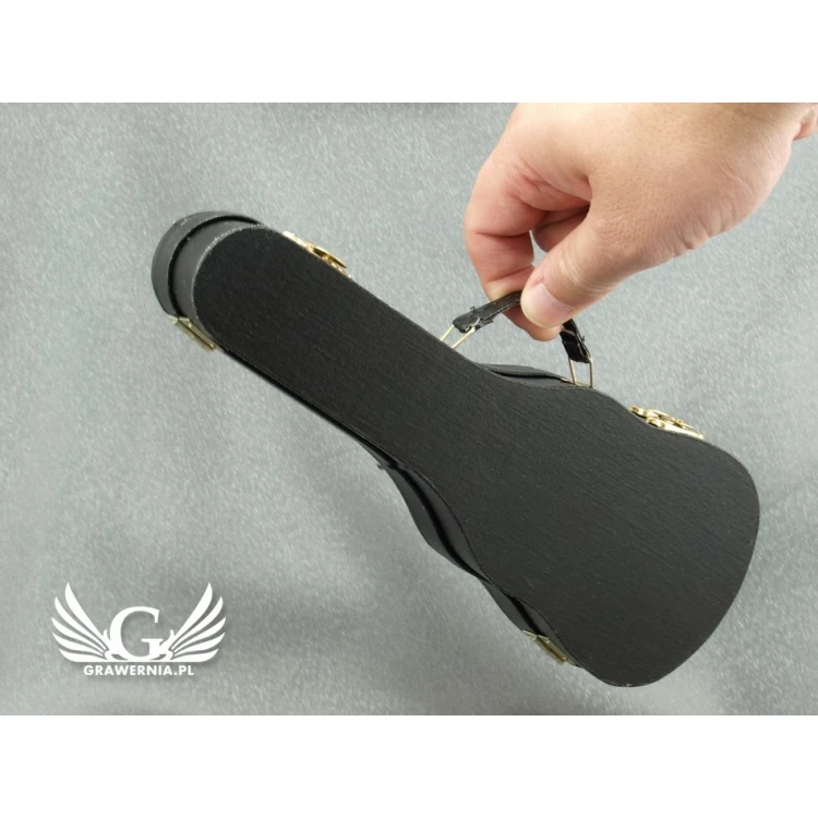 Mini gitara klasyczna z pozytywką - jasna - model MGT4