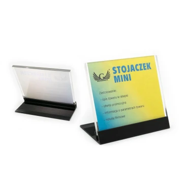 Mini stojaczek na karteczkę - wym. okienka: 95x80mm - PR023