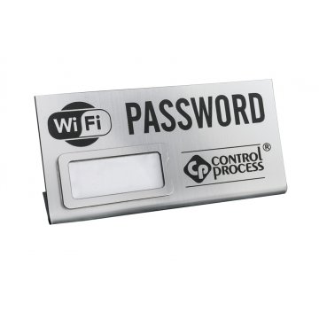 Mini stojaczek z okienkiem na hasło Wi-Fi - 100x45mm - PR015