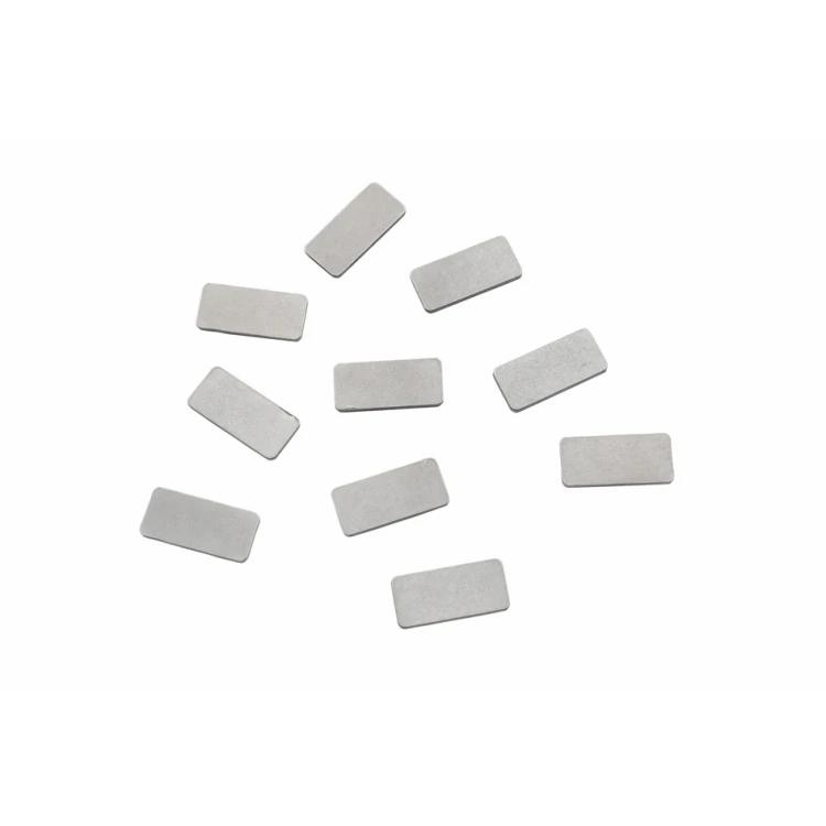 Tabliczki stalowe matowe z Twoim grawerem - wym. 15x7x1mm - TAB119